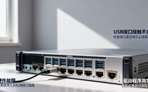 服务器USB接口不能用是什么原因，怎么解决？