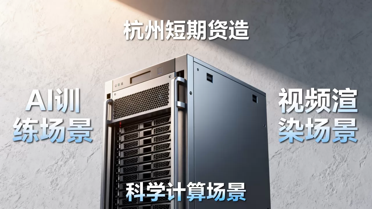 杭州短期租用GPU算力服务器适合哪些场景,多少钱? 杭州短期租用GPU算力服务器适合哪些场景,多少钱?