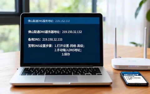 佛山联通DNS服务器地址是多少，佛山联通宽带DNS怎么设置？