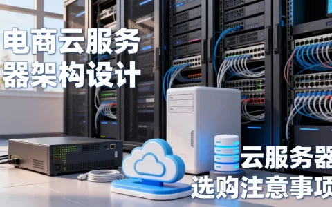 电商云服务器架构方案怎么设计，云服务器选购有哪些注意事项？