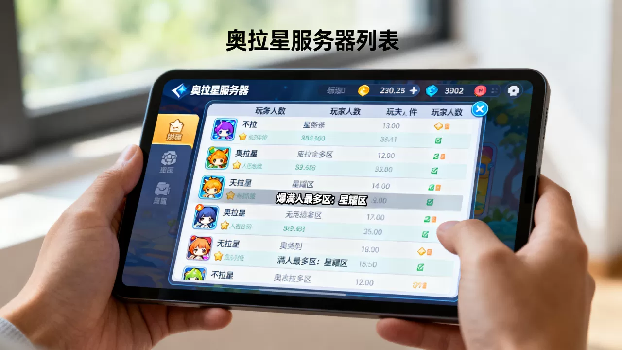 奥拉星一共有几个服务器?,哪个区爆满人最多? 奥拉星一共有几个服务器?,哪个区爆满人最多?