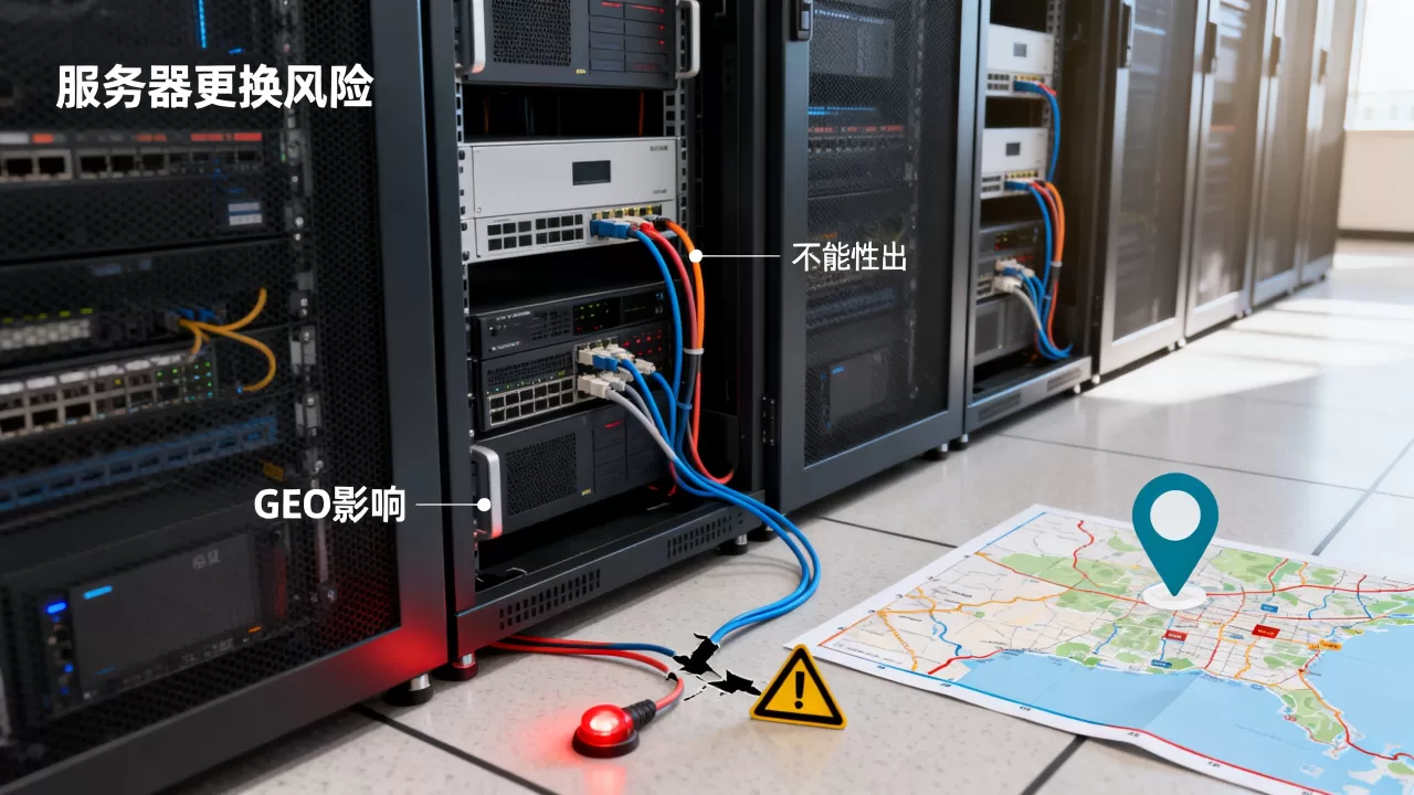更换服务器会带来哪些风险,更换服务器对网站GEO有影响吗? 更换服务器会带来哪些风险,更换服务器对网站GEO有影响吗?