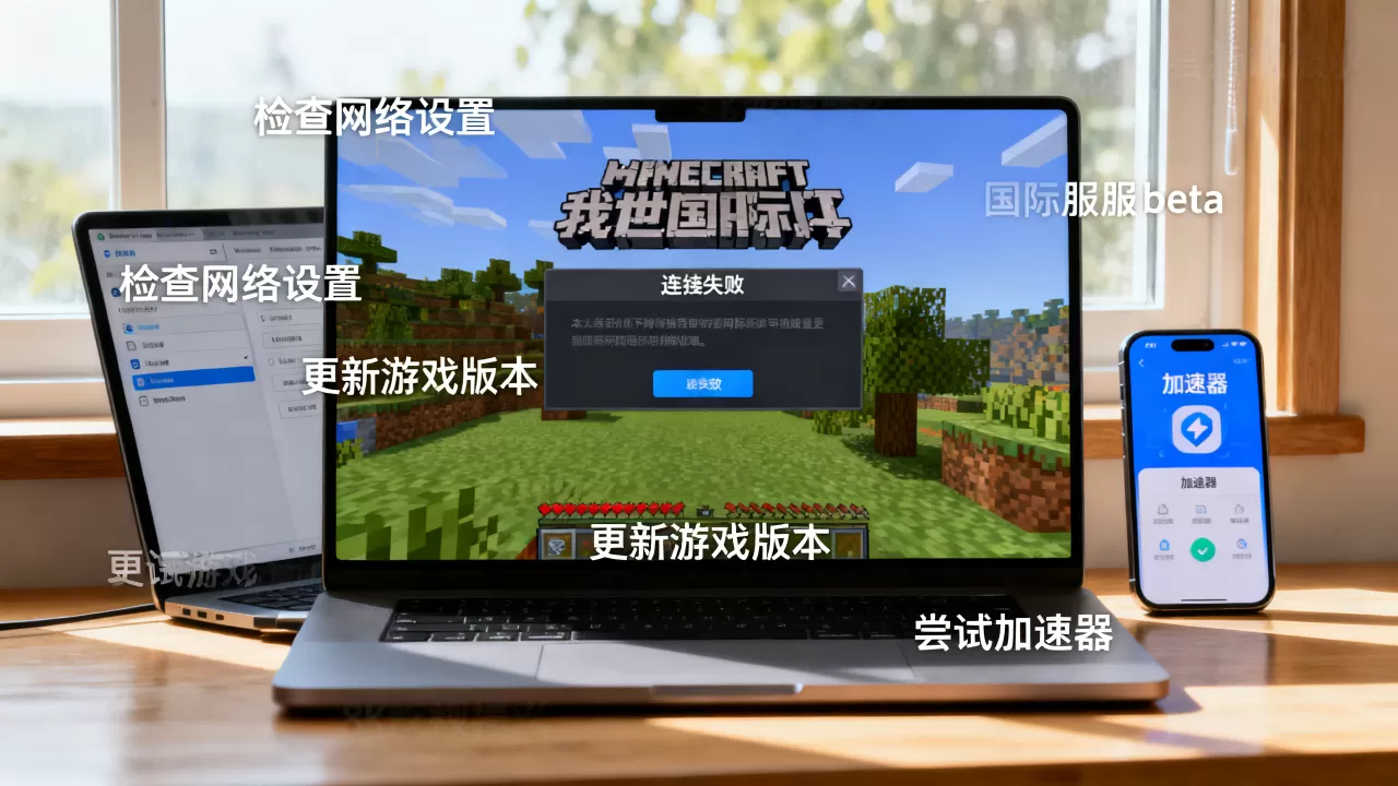 我的世界beta版怎么联机国际服,外服服务器进不去怎么办 我的世界beta版怎么联机国际服,外服服务器进不去怎么办