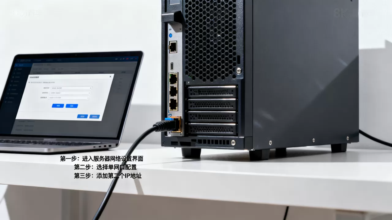 服务器单网口如何设置两个IP?,具体步骤是什么? 服务器单网口如何设置两个IP?,具体步骤是什么?