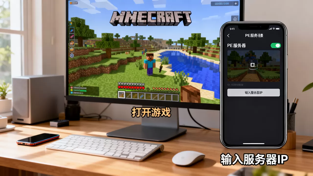 我的世界电脑版怎么玩PE服务器,怎么联机? 我的世界电脑版怎么玩PE服务器,怎么联机?