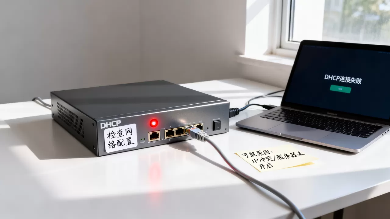 DHCP服务器联通状态显示失败怎么解决,是什么原因导致的 DHCP服务器联通状态显示失败怎么解决,是什么原因导致的