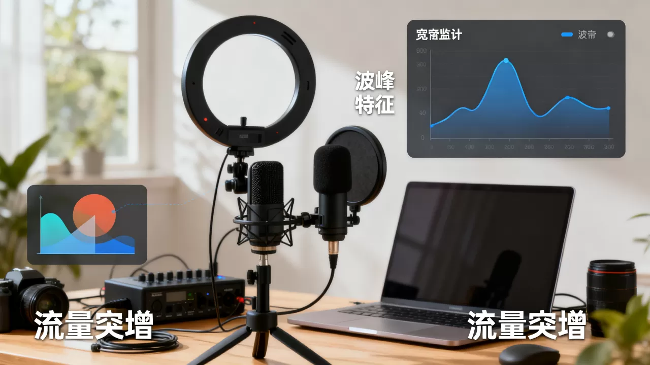 电商直播带宽为何有波峰特征,怎么解决流量突增? 电商直播带宽为何有波峰特征,怎么解决流量突增?