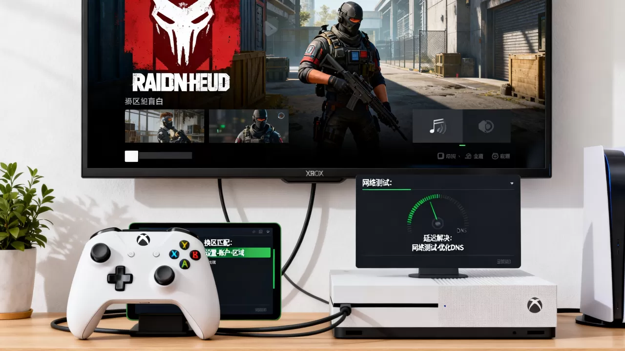 Xbox彩虹六号怎么换区匹配?,服务器延迟高怎么解决。 Xbox彩虹六号怎么换区匹配?,服务器延迟高怎么解决。