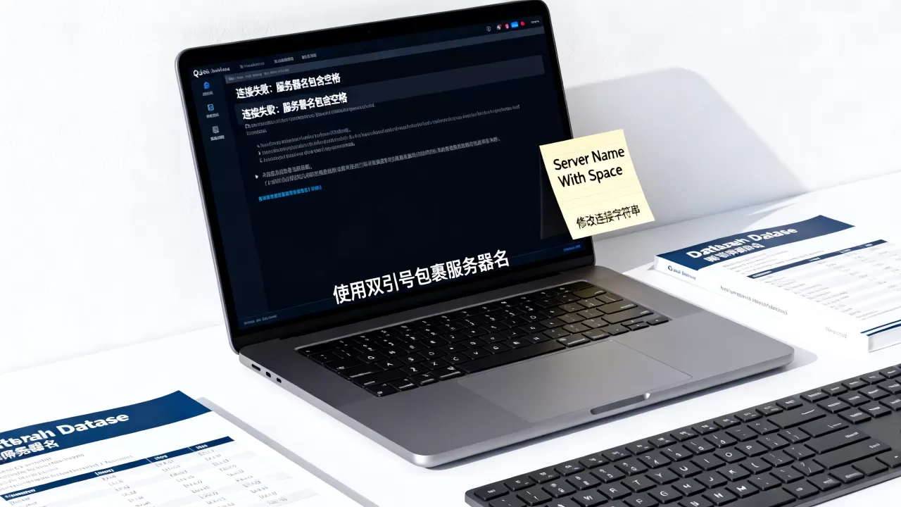 SQL数据库服务器名带空格怎么办,连接失败如何解决 SQL数据库服务器名带空格怎么办,连接失败如何解决