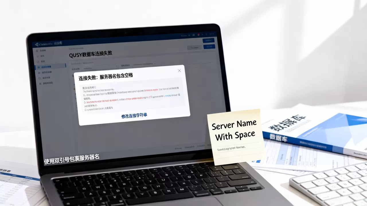 SQL数据库服务器名带空格怎么办,连接失败如何解决 SQL数据库服务器名带空格怎么办,连接失败如何解决