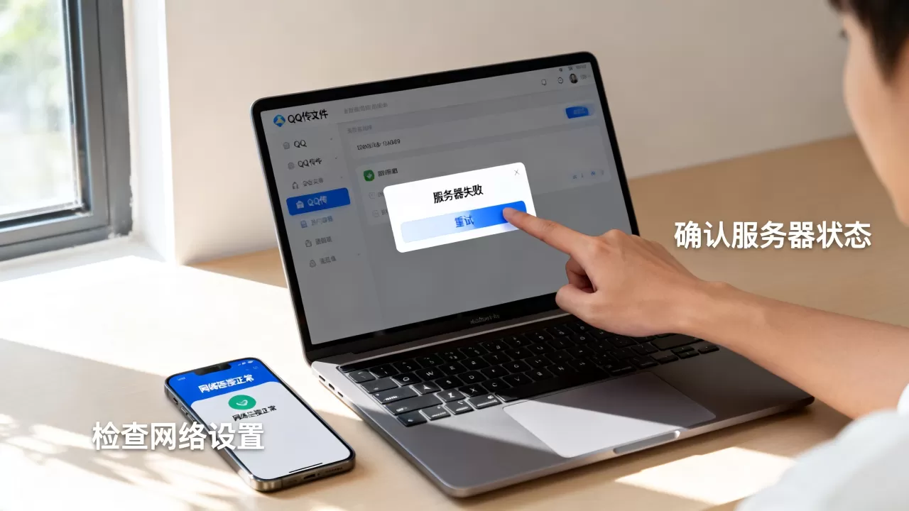 QQ传文件提示服务器失败怎么办,是什么原因? QQ传文件提示服务器失败怎么办,是什么原因?