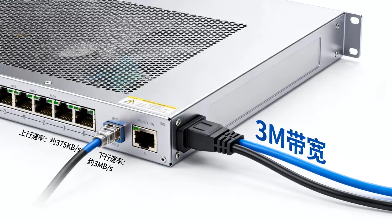 服务器3M带宽到底上行多少下行多少,够用吗 服务器3M带宽到底上行多少下行多少,够用吗