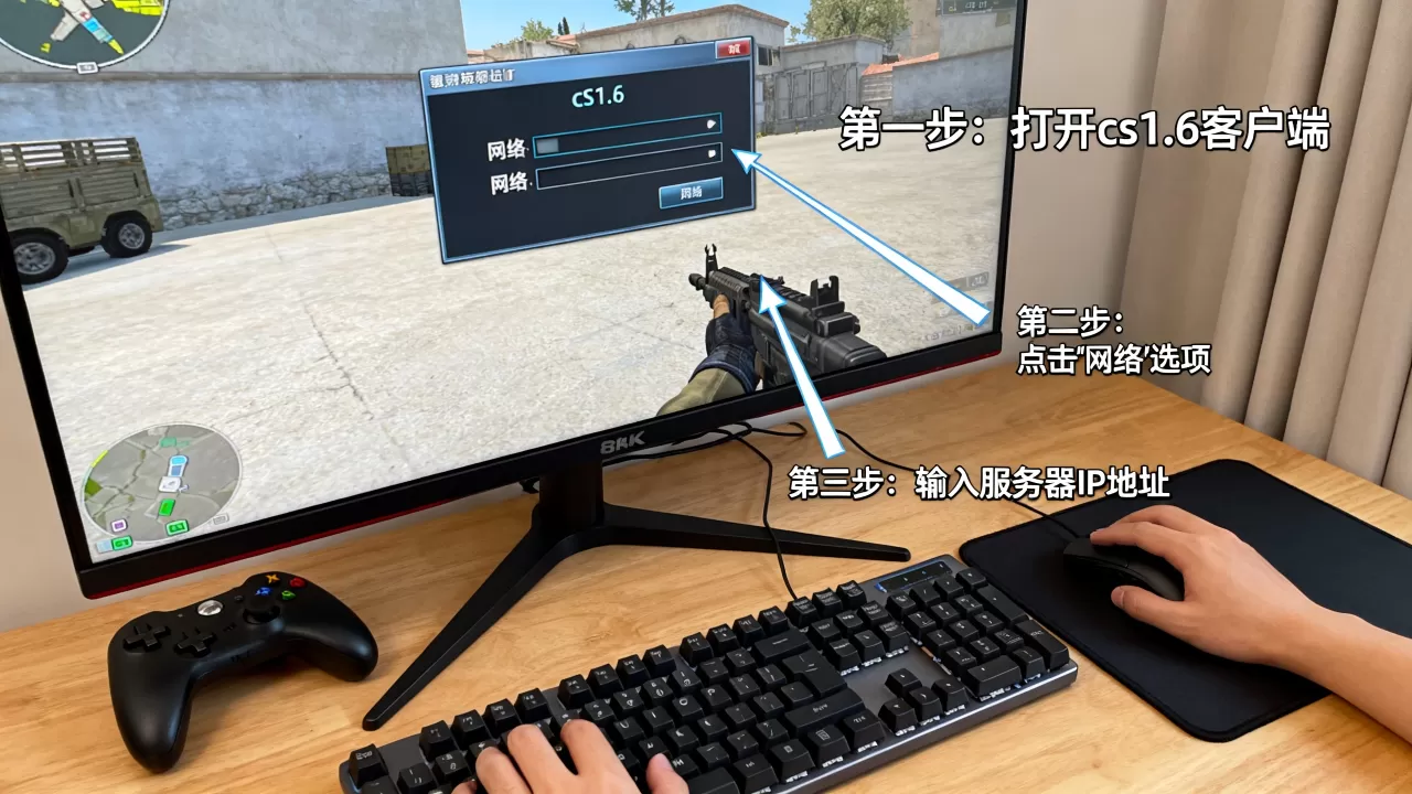 cs1.6如何加入网络服务器?,详细步骤是什么 cs1.6如何加入网络服务器?,详细步骤是什么