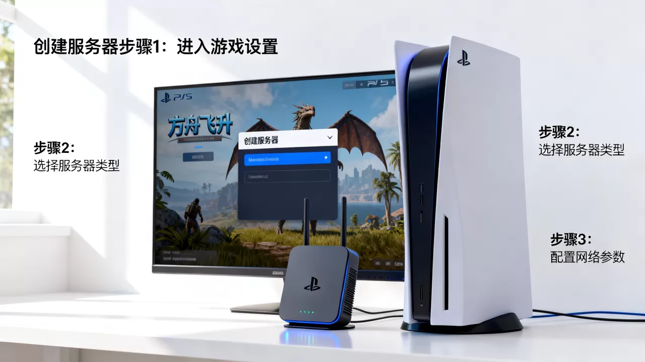 PS5方舟飞升如何创建服务器,需要加速器吗? PS5方舟飞升如何创建服务器,需要加速器吗?