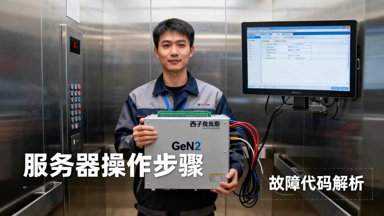 西子奥的斯GeN2服务器到底怎么用,电梯调试故障怎么解决? 西子奥的斯GeN2服务器到底怎么用,电梯调试故障怎么解决?
