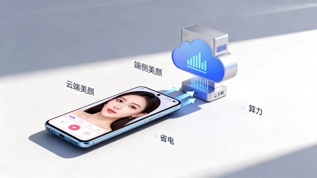 端侧美颜与云端美颜的算力怎么取舍,哪个更省电? 端侧美颜与云端美颜的算力怎么取舍,哪个更省电?