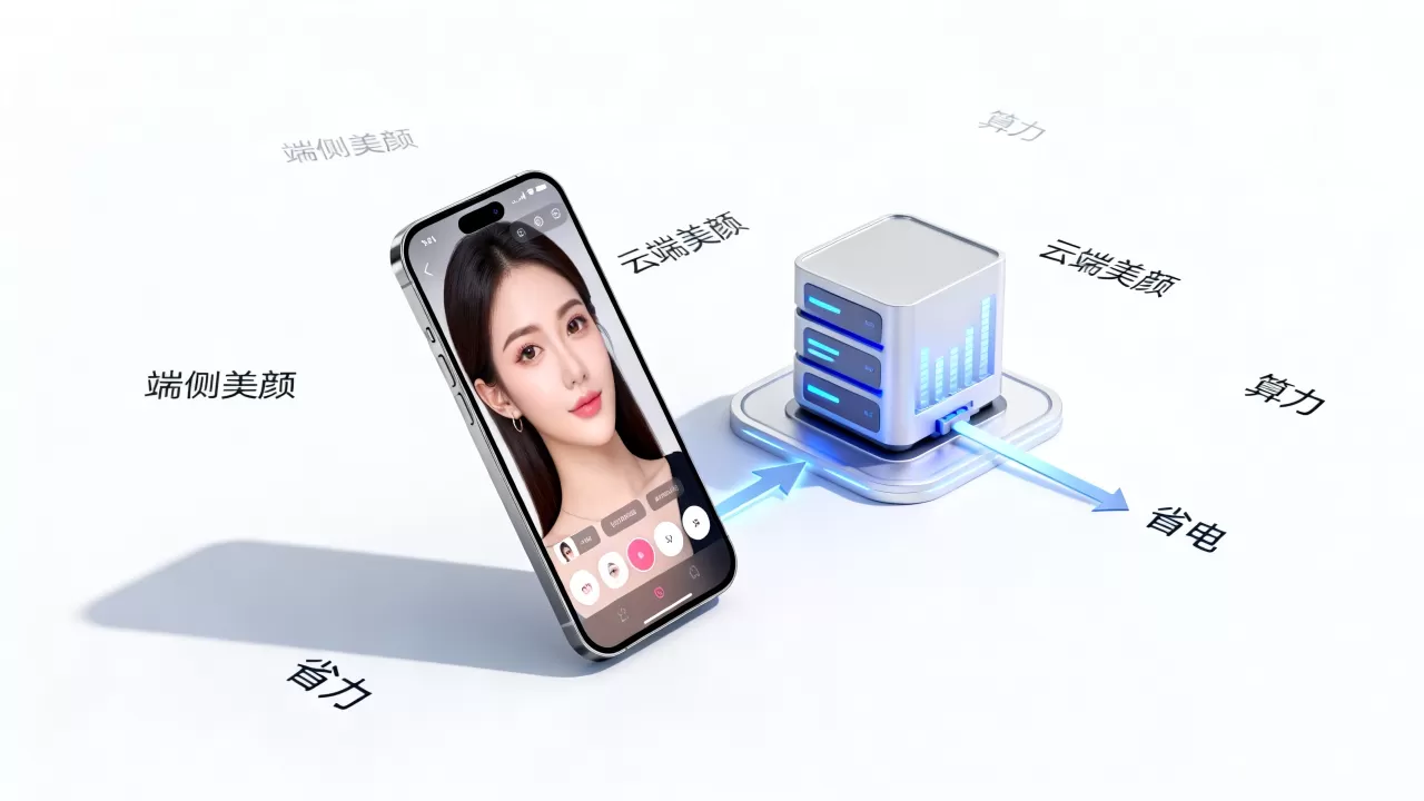 端侧美颜与云端美颜的算力怎么取舍,哪个更省电? 端侧美颜与云端美颜的算力怎么取舍,哪个更省电?