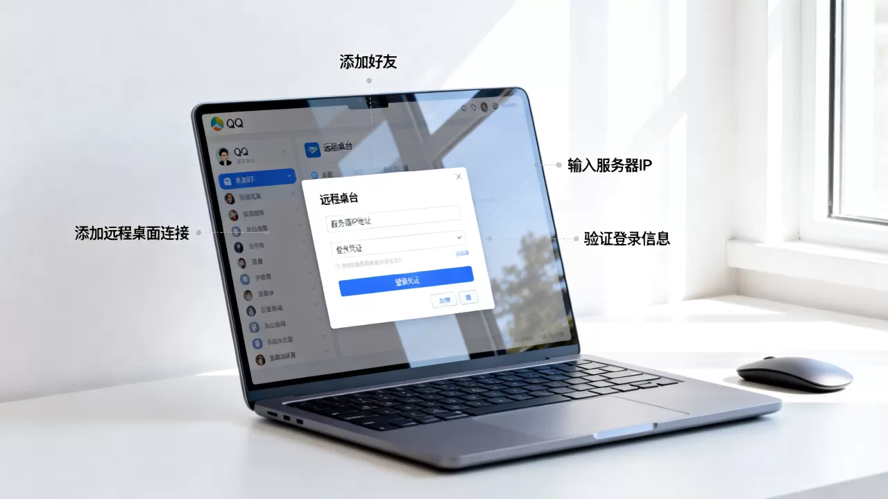 QQ上怎么添加远程桌面连接到服务器,远程桌面连接怎么设置? QQ上怎么添加远程桌面连接到服务器,远程桌面连接怎么设置?
