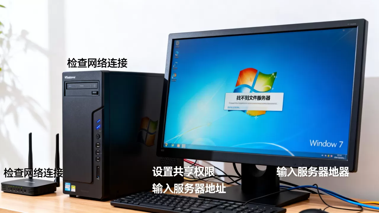 w7找不到文件服务器怎么办,局域网共享文件服务器怎么访问? w7找不到文件服务器怎么办,局域网共享文件服务器怎么访问?