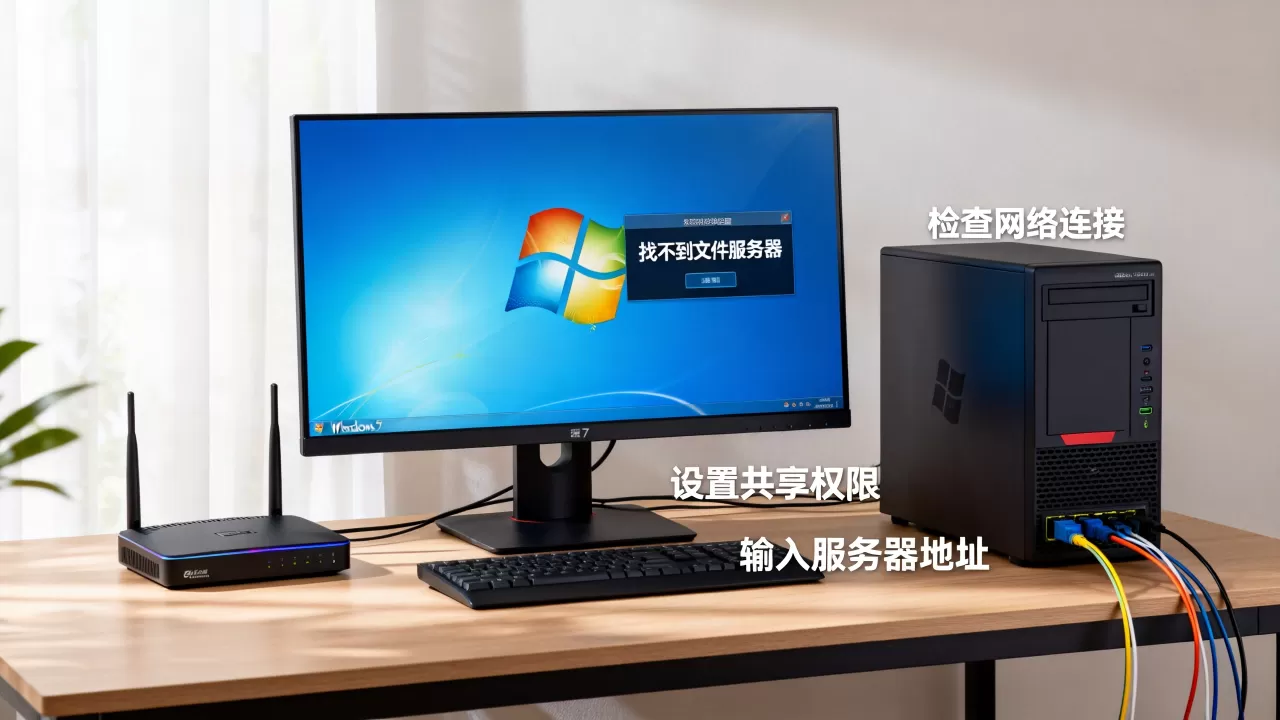 w7找不到文件服务器怎么办,局域网共享文件服务器怎么访问? w7找不到文件服务器怎么办,局域网共享文件服务器怎么访问?