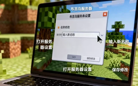 网易mc布吉岛服务器怎么改名字，我的世界改名有什么方法