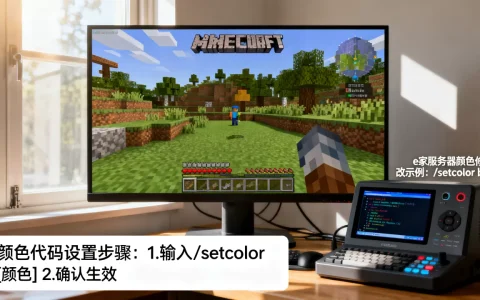 e家服务器颜色怎么改，我的世界服务器颜色代码怎么设置？