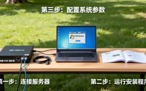 海媚系统VOD服务器怎么进w7，安装步骤是什么？