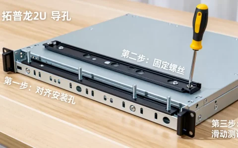 拓普龙2u服务器导轨该怎么装，安装步骤有哪些