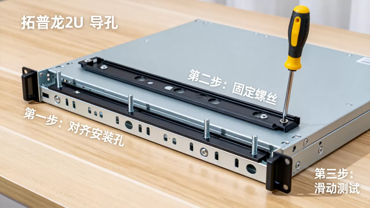 拓普龙2u服务器导轨该怎么装,安装步骤有哪些 拓普龙2u服务器导轨该怎么装,安装步骤有哪些