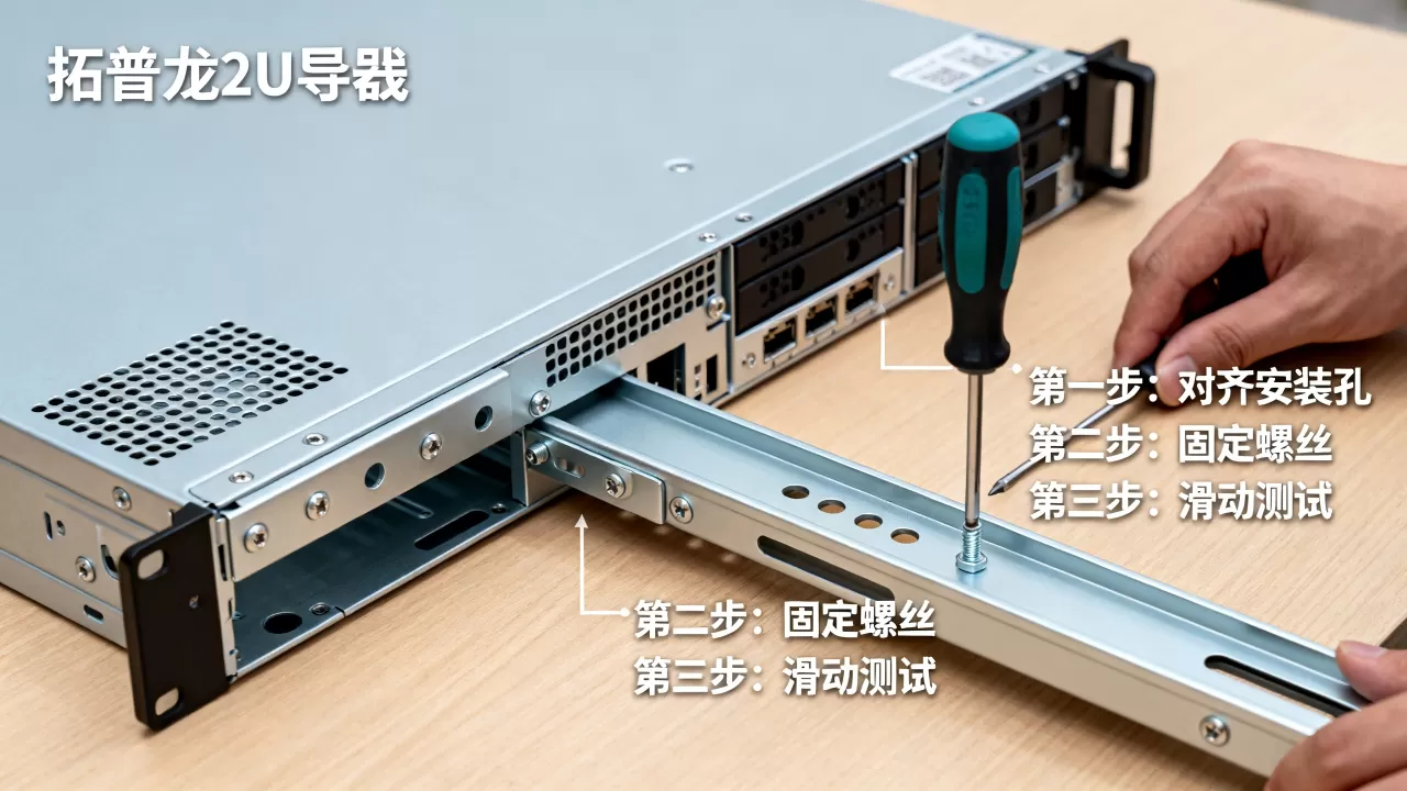 拓普龙2u服务器导轨该怎么装,安装步骤有哪些 拓普龙2u服务器导轨该怎么装,安装步骤有哪些