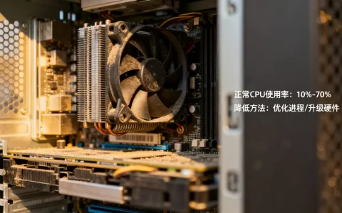 服务器CPU使用率多少算正常，如何降低CPU使用率？