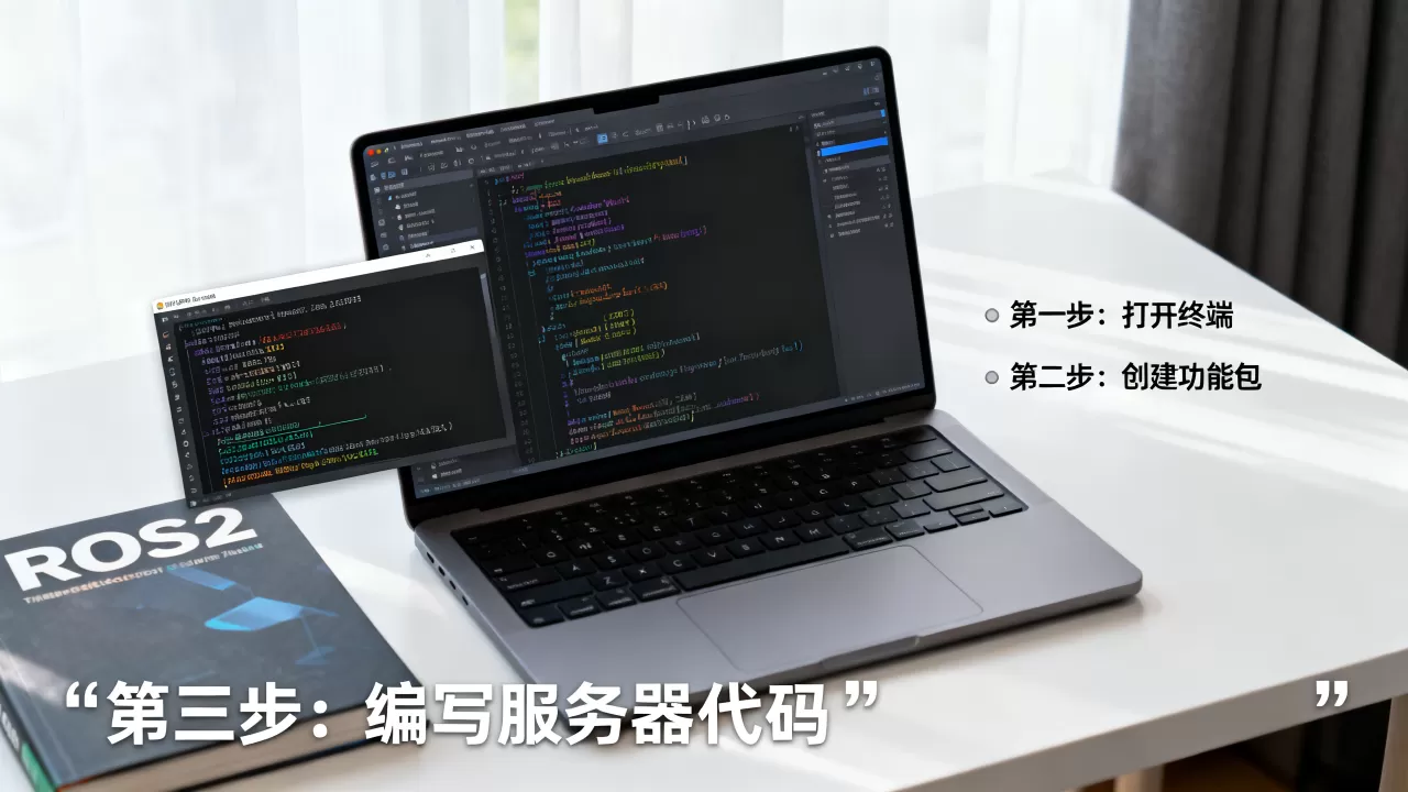 如何在ros2中创建服务器端文件,详细步骤有哪些? 如何在ros2中创建服务器端文件,详细步骤有哪些?