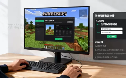 我的世界PC版怎么进基岩版服务器，电脑版怎么联机基岩版？