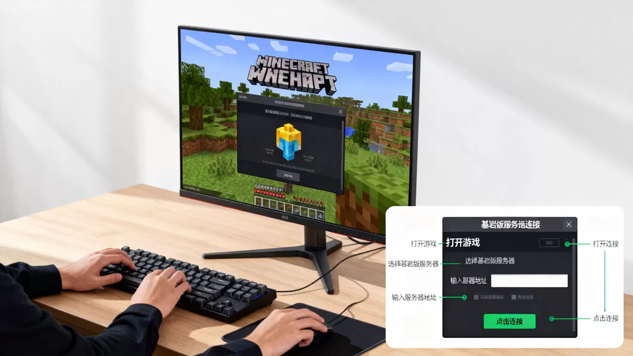 我的世界PC版怎么进基岩版服务器,电脑版怎么联机基岩版? 我的世界PC版怎么进基岩版服务器,电脑版怎么联机基岩版?