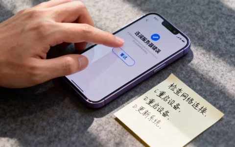 苹果ID登录为什么显示连接服务器错误，怎么解决？