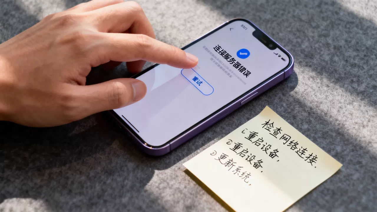 苹果ID登录为什么显示连接服务器错误,怎么解决? 苹果ID登录为什么显示连接服务器错误,怎么解决?