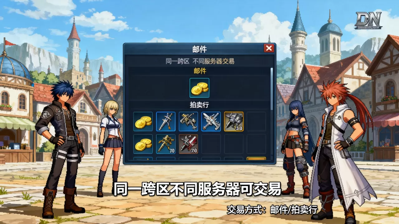 dnf同一跨区不同服务器能交易吗,怎么交易? dnf同一跨区不同服务器能交易吗,怎么交易?