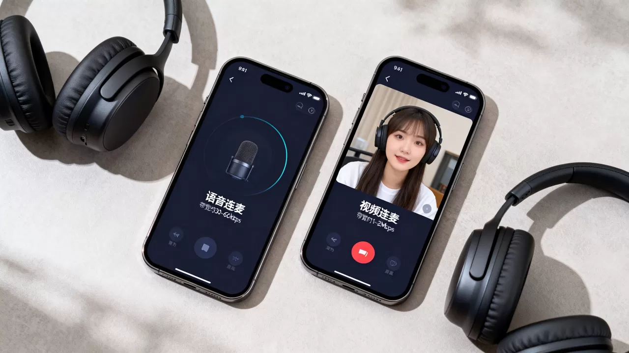 语音连麦和视频连麦的带宽差异大吗?,哪个更耗流量? 语音连麦和视频连麦的带宽差异大吗?,哪个更耗流量?