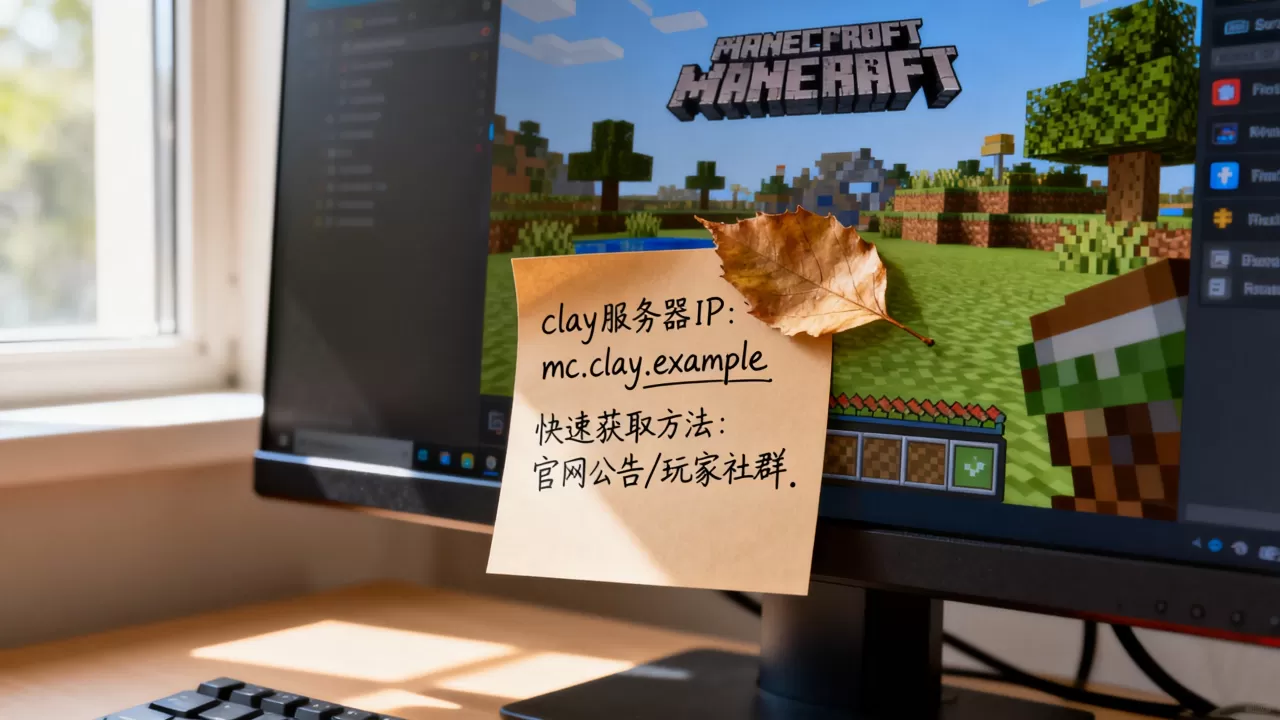 我的世界clay服务器IP是多少,怎么快速获取? 我的世界clay服务器IP是多少,怎么快速获取?