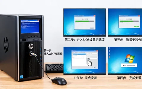 惠普服务器怎么装win7系统？安装步骤详解。