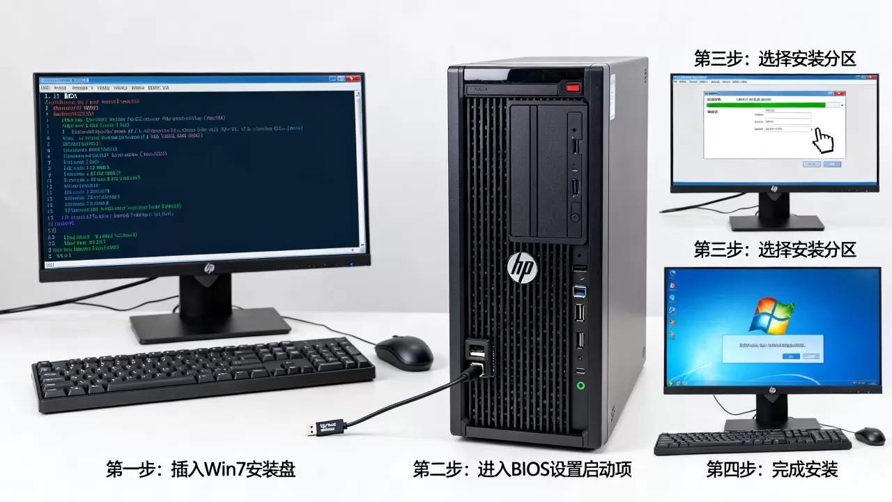 惠普服务器怎么装win7系统?安装步骤详解。 惠普服务器怎么装win7系统?安装步骤详解。