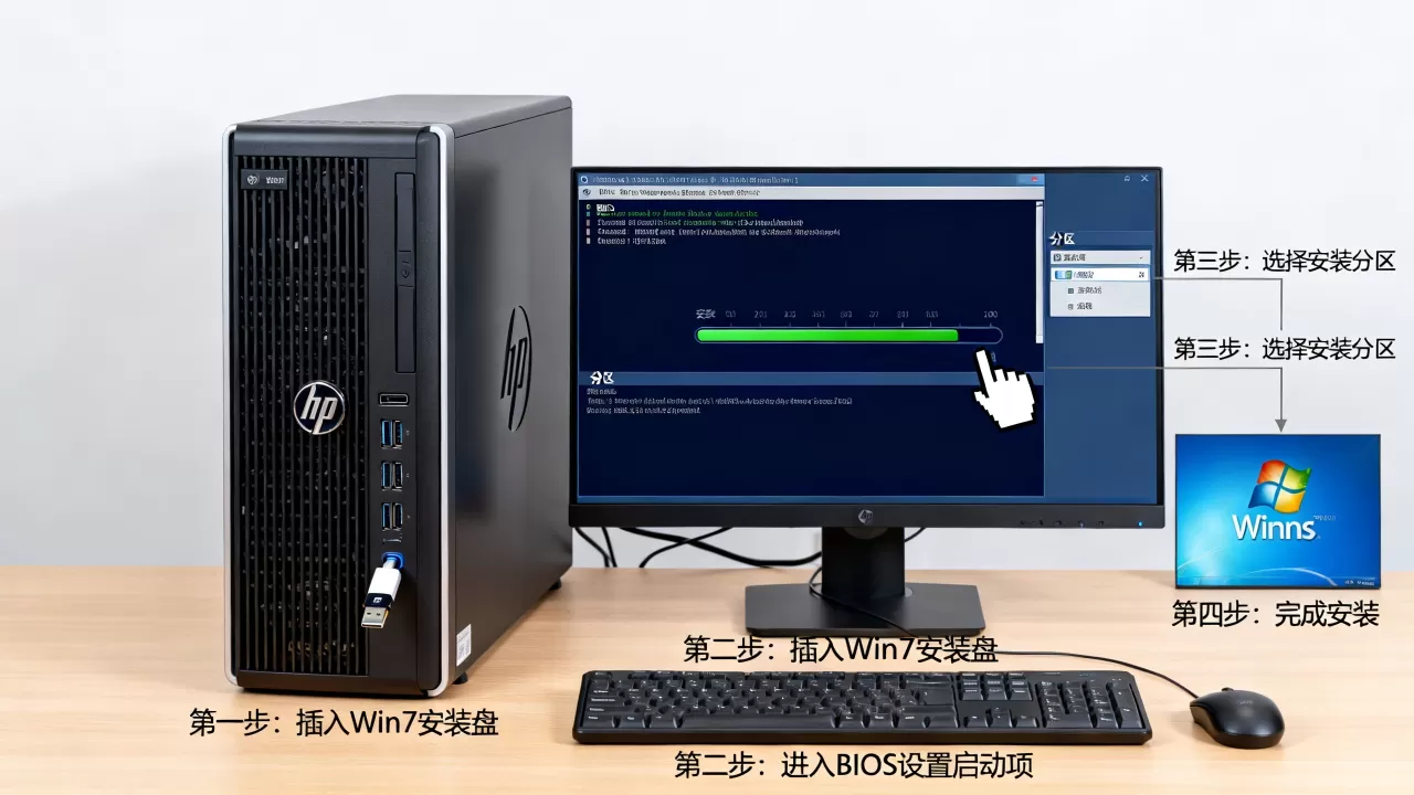 惠普服务器怎么装win7系统?安装步骤详解。 惠普服务器怎么装win7系统?安装步骤详解。