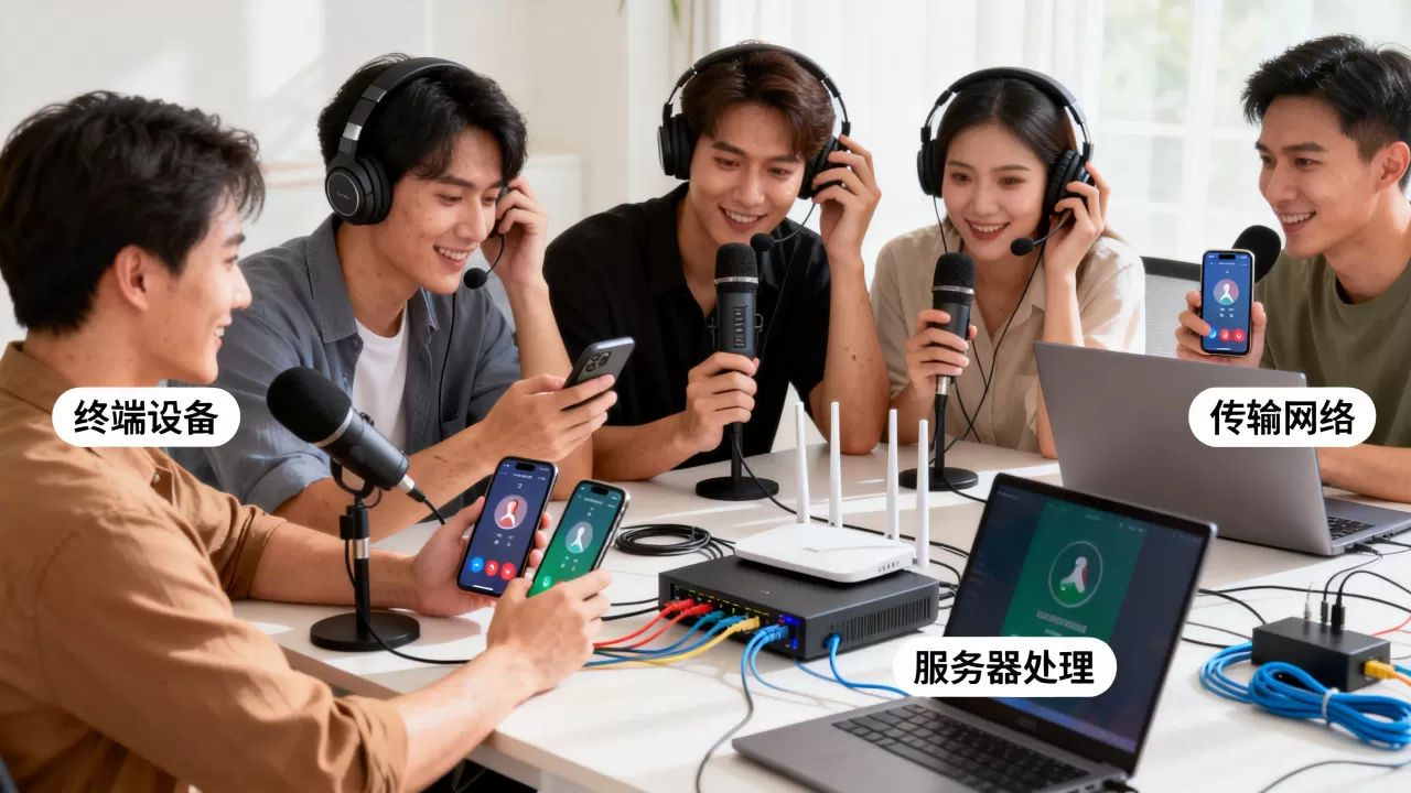 多人连麦场景端到端延迟如何构成,怎么降低延迟? 多人连麦场景端到端延迟如何构成,怎么降低延迟?