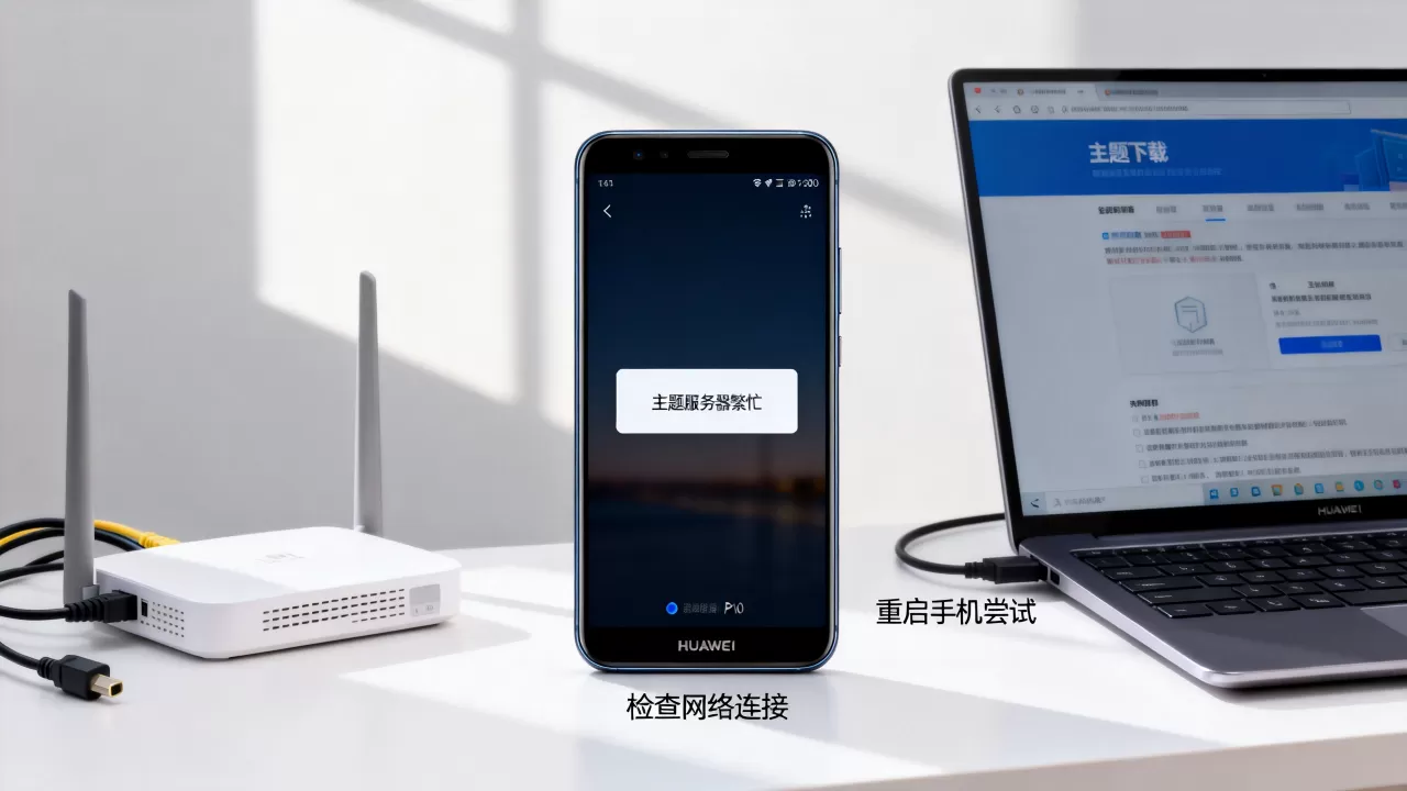 华为p10主题服务器繁忙怎么办,解决方法有哪些? 华为p10主题服务器繁忙怎么办,解决方法有哪些?