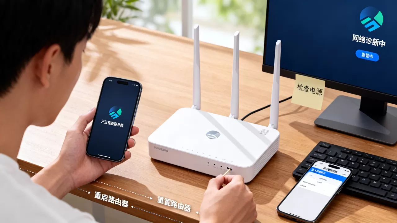 家里wifi连不上服务器咋回事,路由器重置怎么操作? 家里wifi连不上服务器咋回事,路由器重置怎么操作?