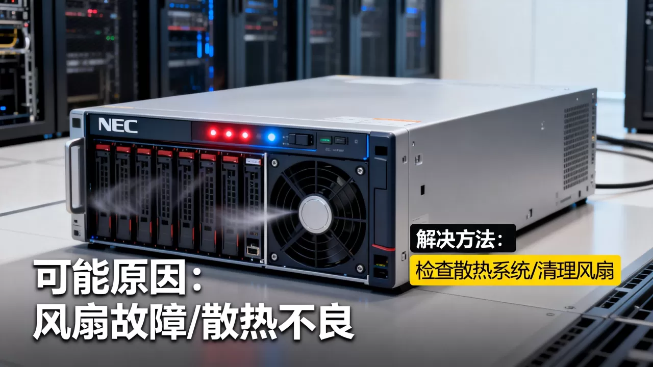 NEC服务器一直滴滴响是什么原因,怎么解决 NEC服务器一直滴滴响是什么原因,怎么解决