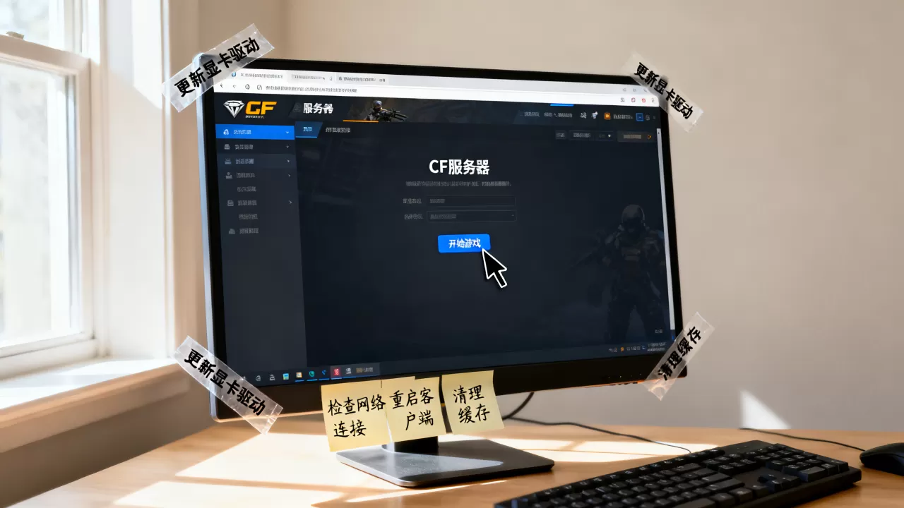 CF服务器页面点了没反应怎么办,CF页面点不动怎么解决? CF服务器页面点了没反应怎么办,CF页面点不动怎么解决?