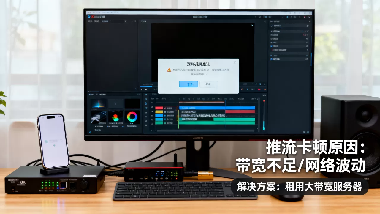 深圳短视频推流卡顿怎么办,租大带宽能解决吗? 深圳短视频推流卡顿怎么办,租大带宽能解决吗?