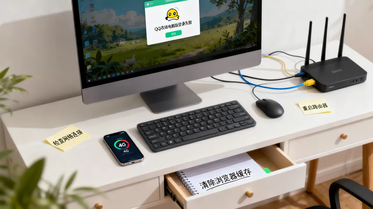 qq农场电脑版为什么登录不上服务器,怎么解决? qq农场电脑版为什么登录不上服务器,怎么解决?