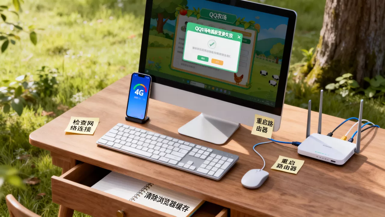 qq农场电脑版为什么登录不上服务器,怎么解决? qq农场电脑版为什么登录不上服务器,怎么解决?